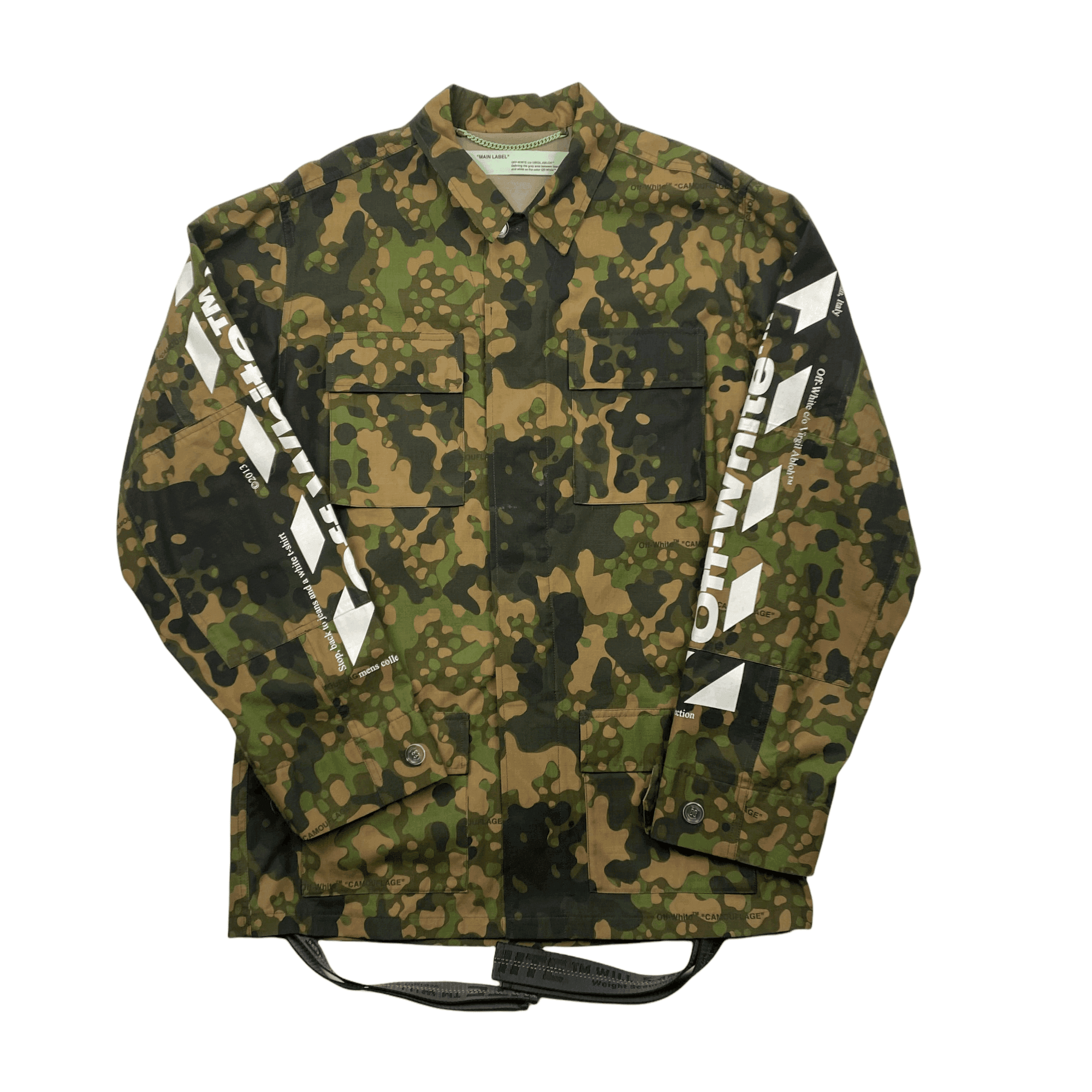 Off white camo jacket 2025 with patches