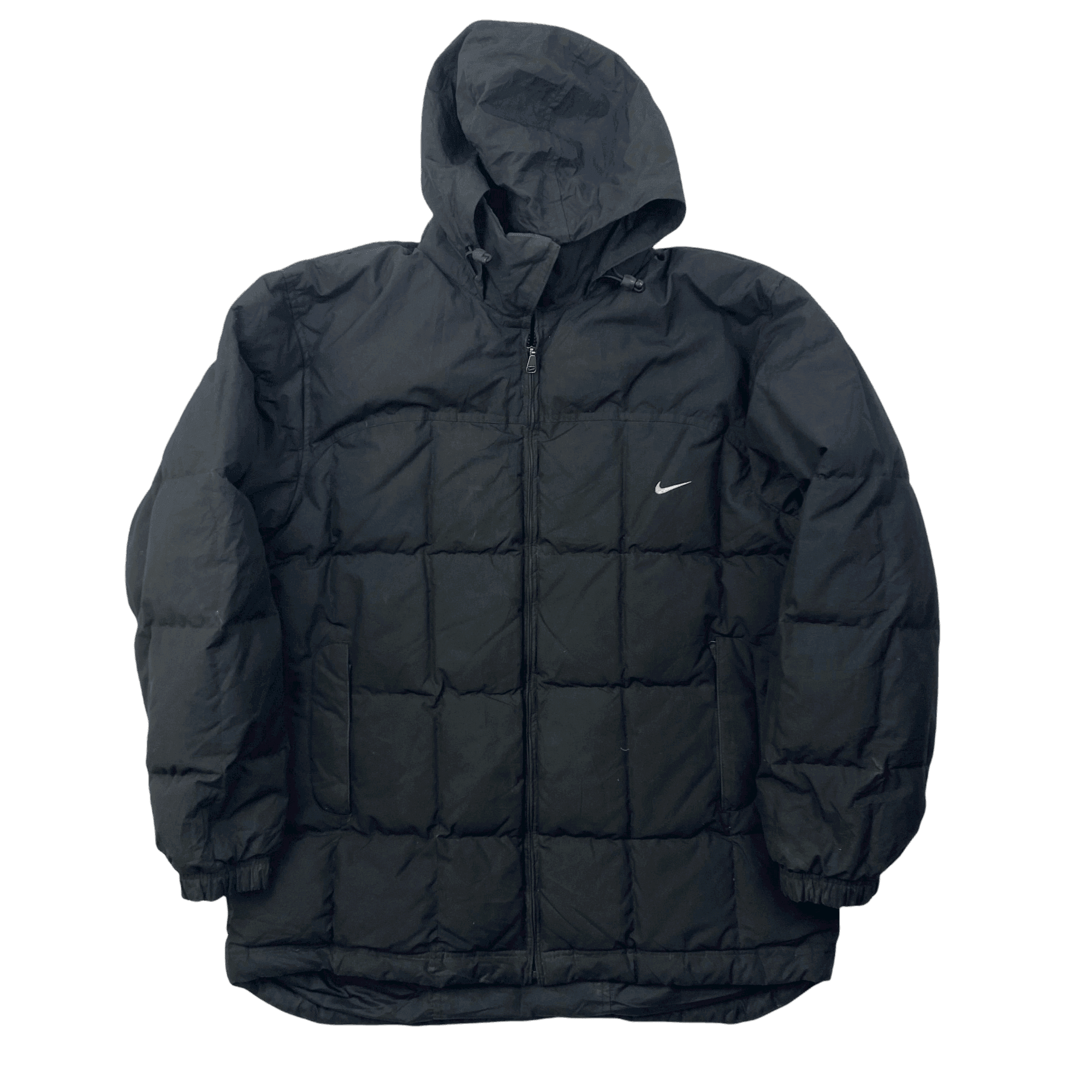 Nike quilted coat sales