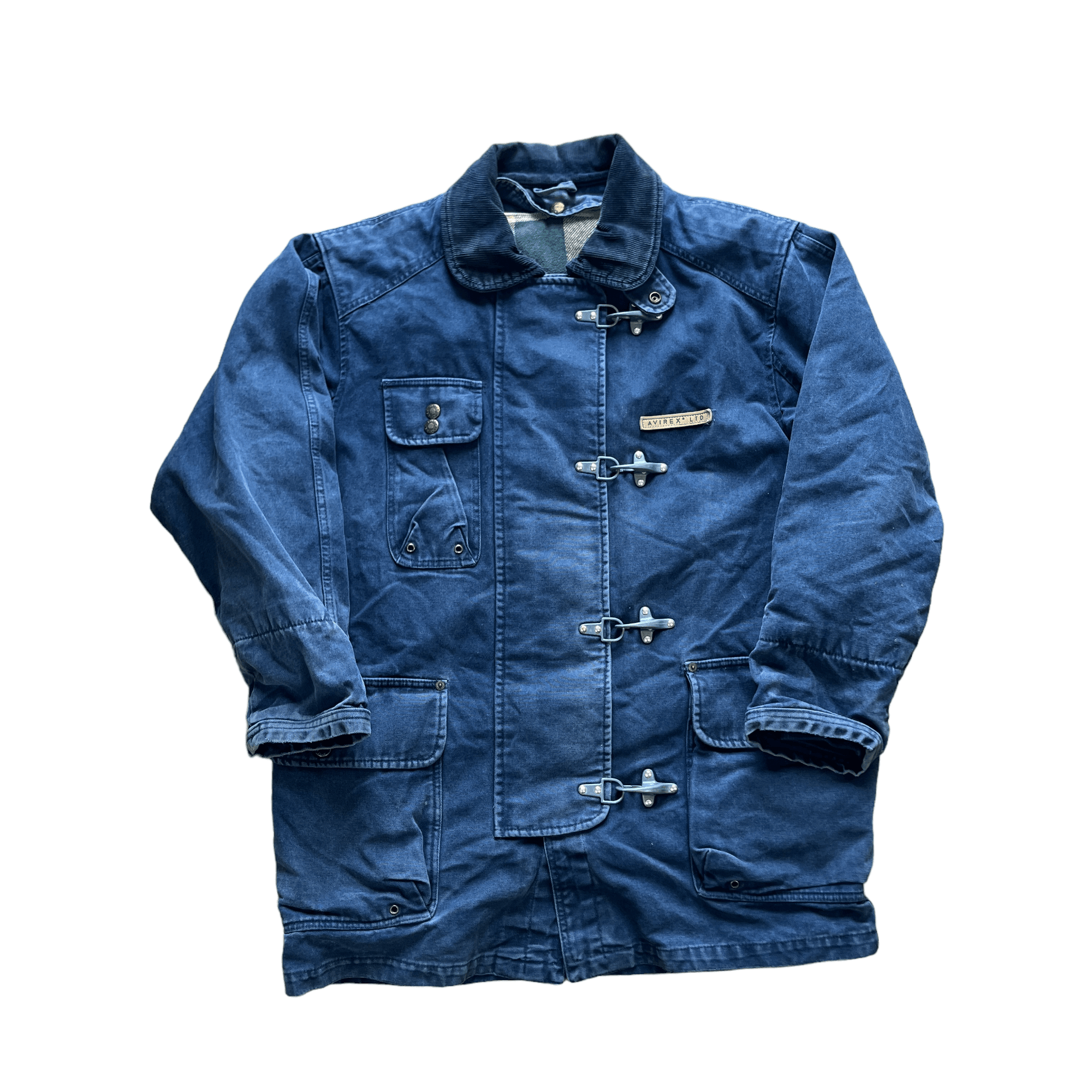 Denim duffle clearance coat