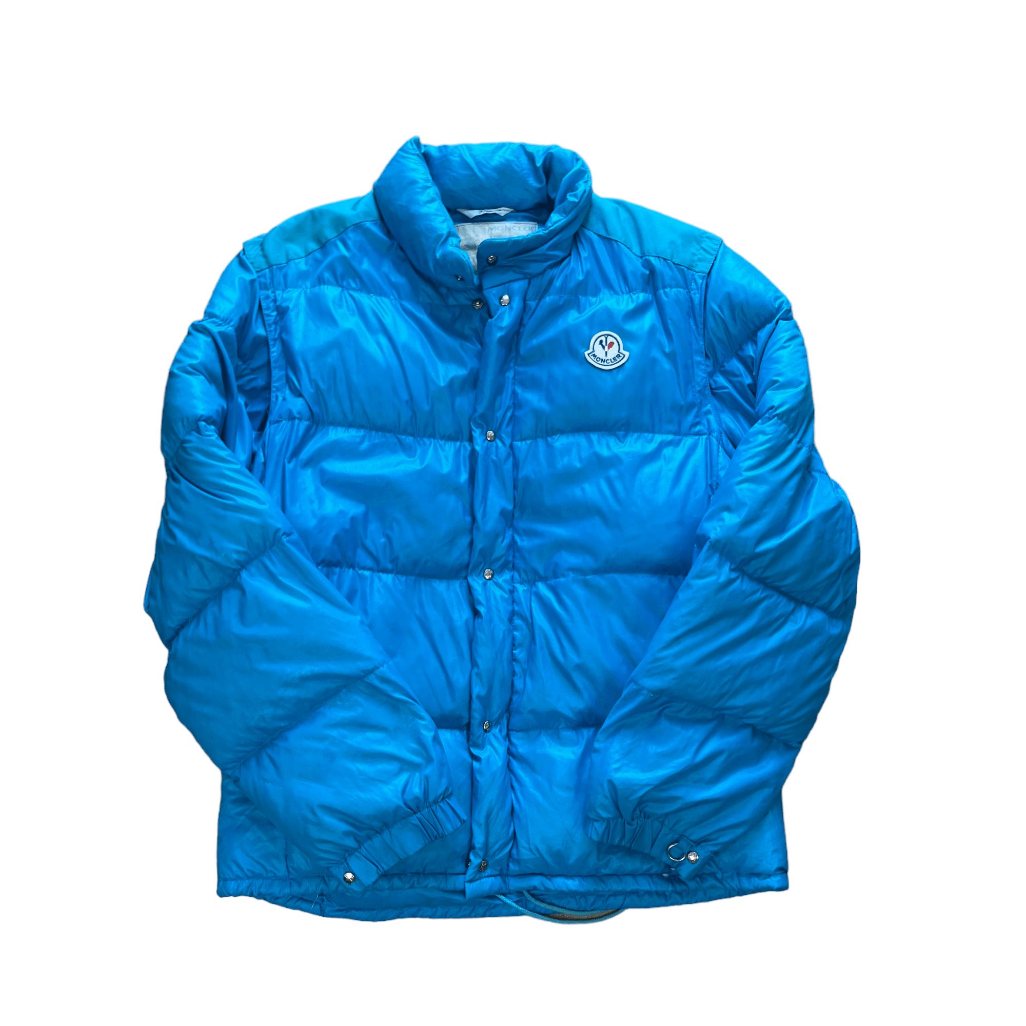 Moncler blue deals puffer jacket