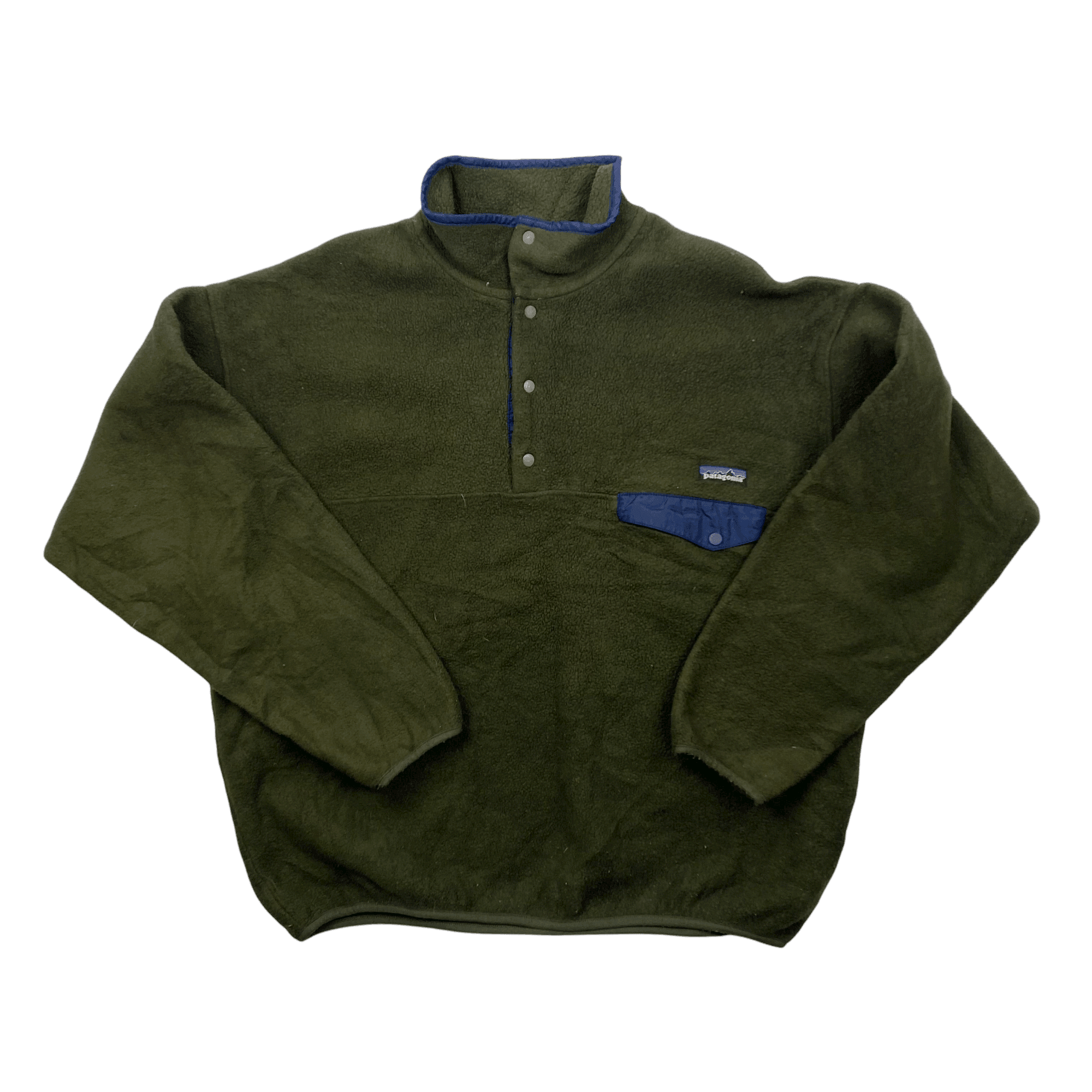 Vintage 90s Green Patagonia Synchilla Fleece XL