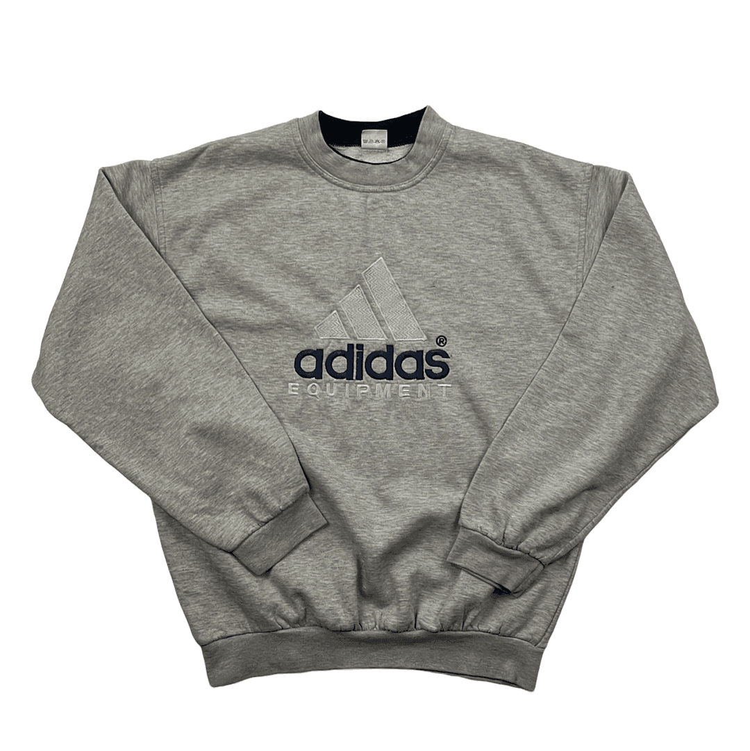 Vintage 90s Adidas Spell-Out Sweatshirt - Large