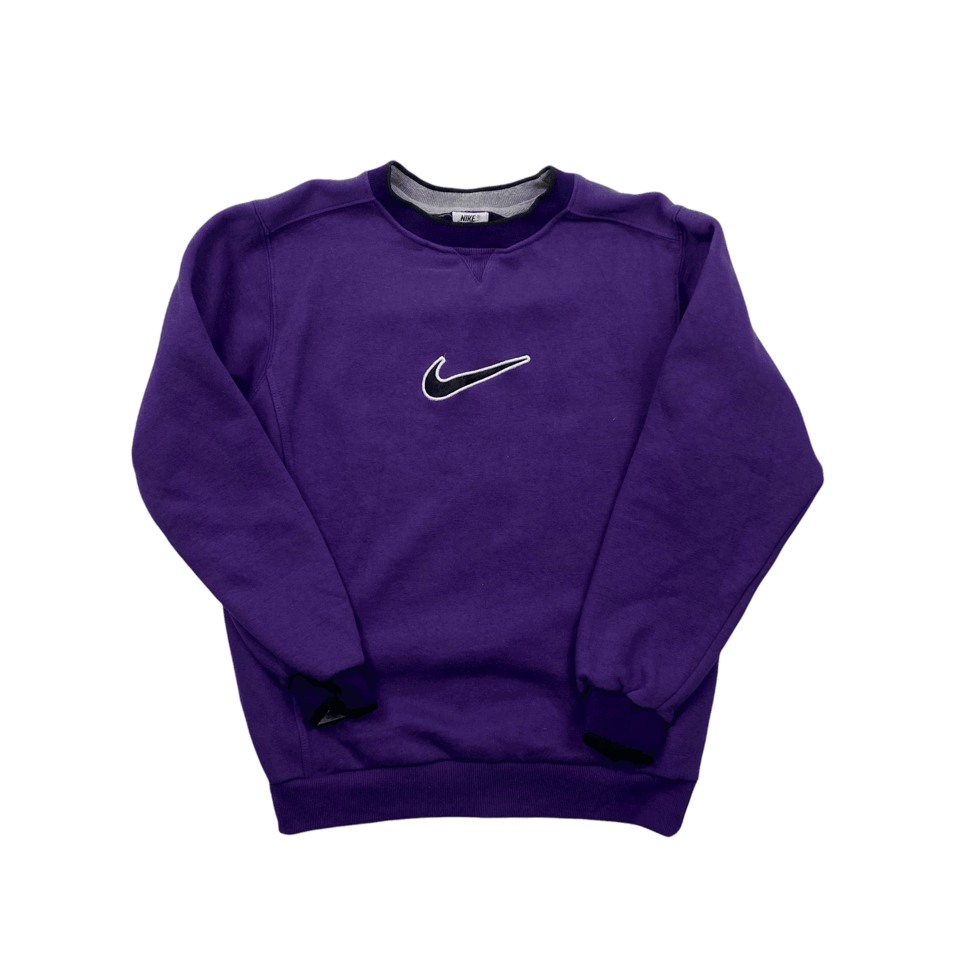 Vintage 90s Women s Purple Nike Large Logo Sweatshirt Small