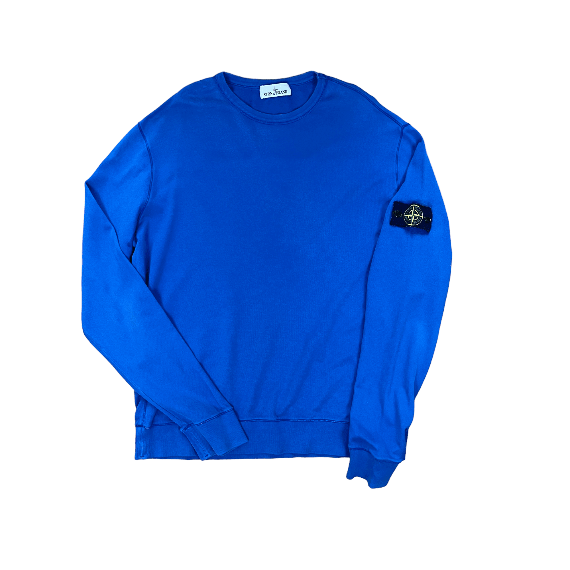 Royal blue stone island top sweatshirt
