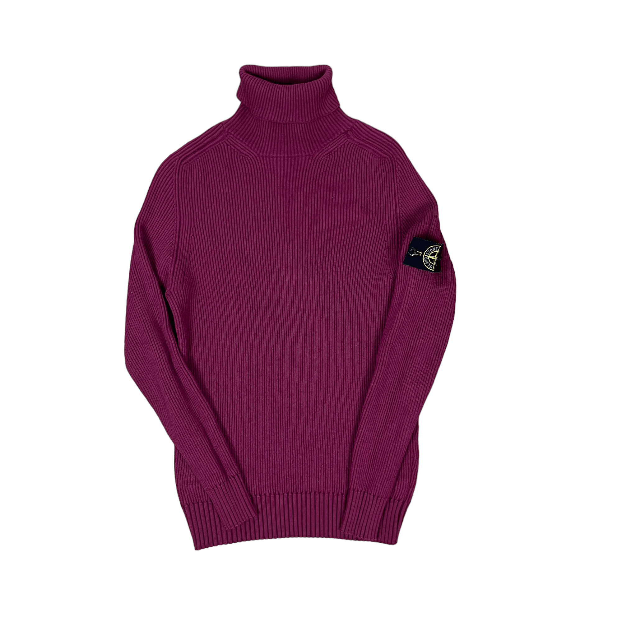 Stone island deals burgundy sweatshirt