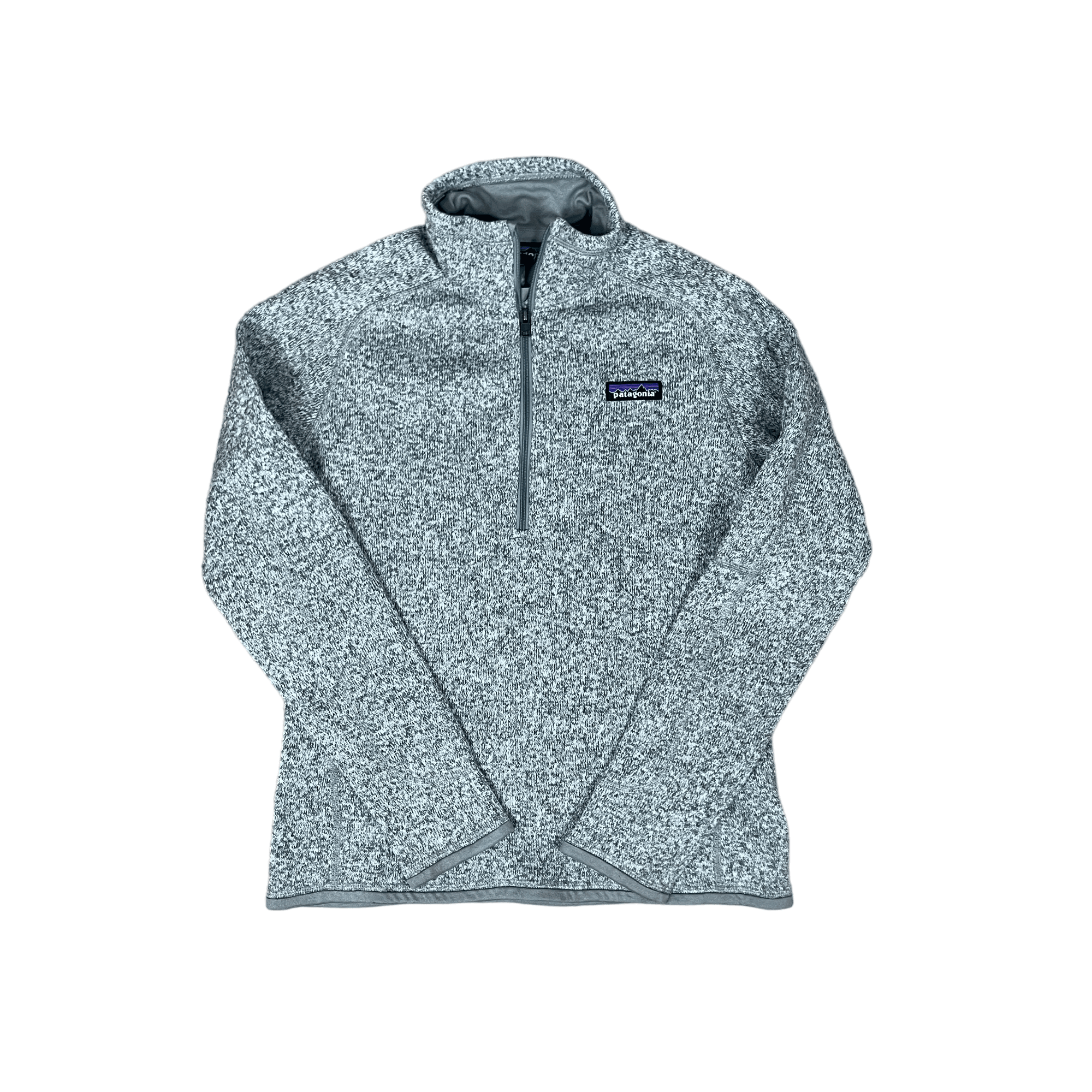 White patagonia quarter discount zip