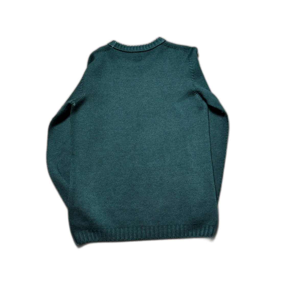 Vintage Green CP Company Knitted Sweatshirt - XL