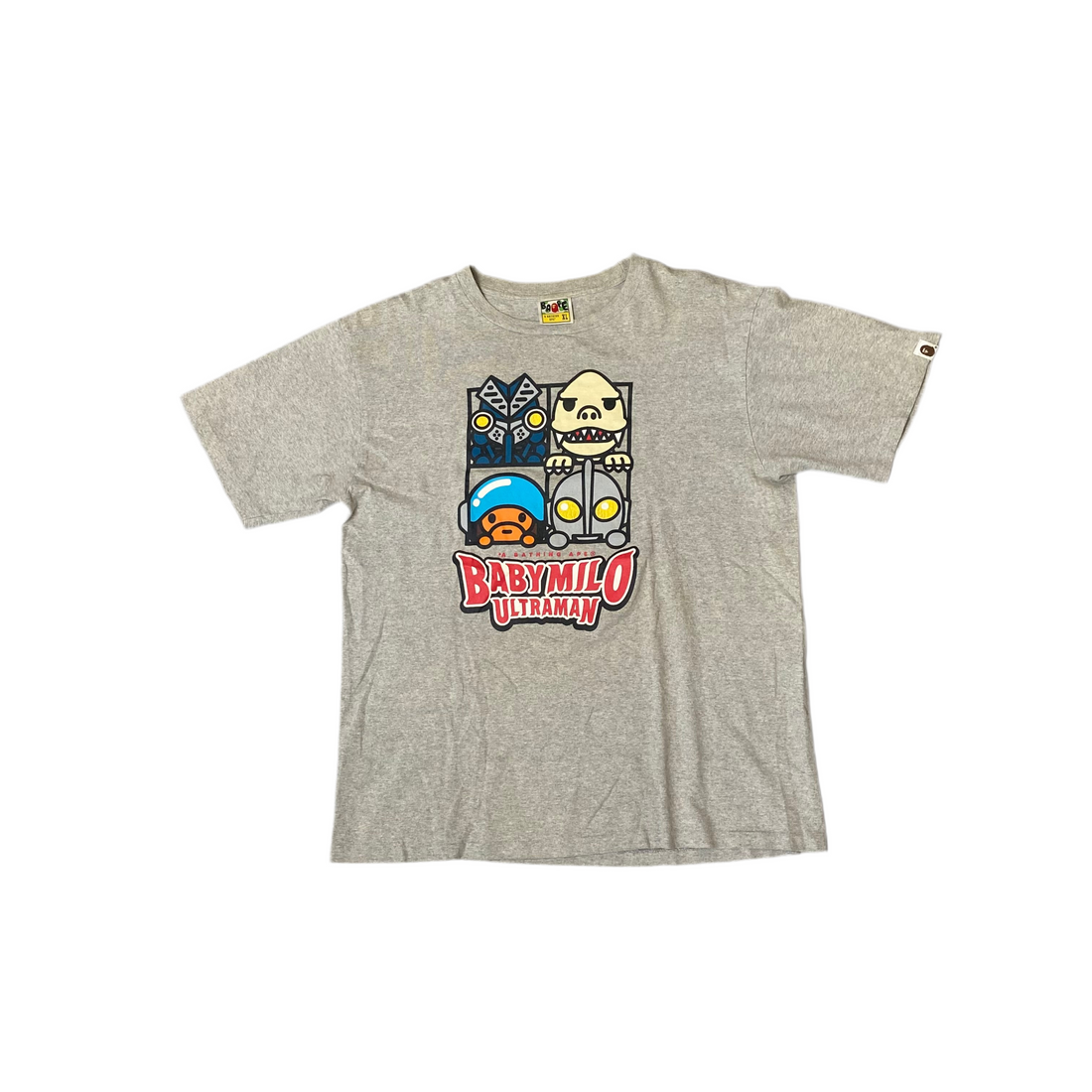 Grey A Bathing Ape (BAPE) x Ultraman Tee - XL