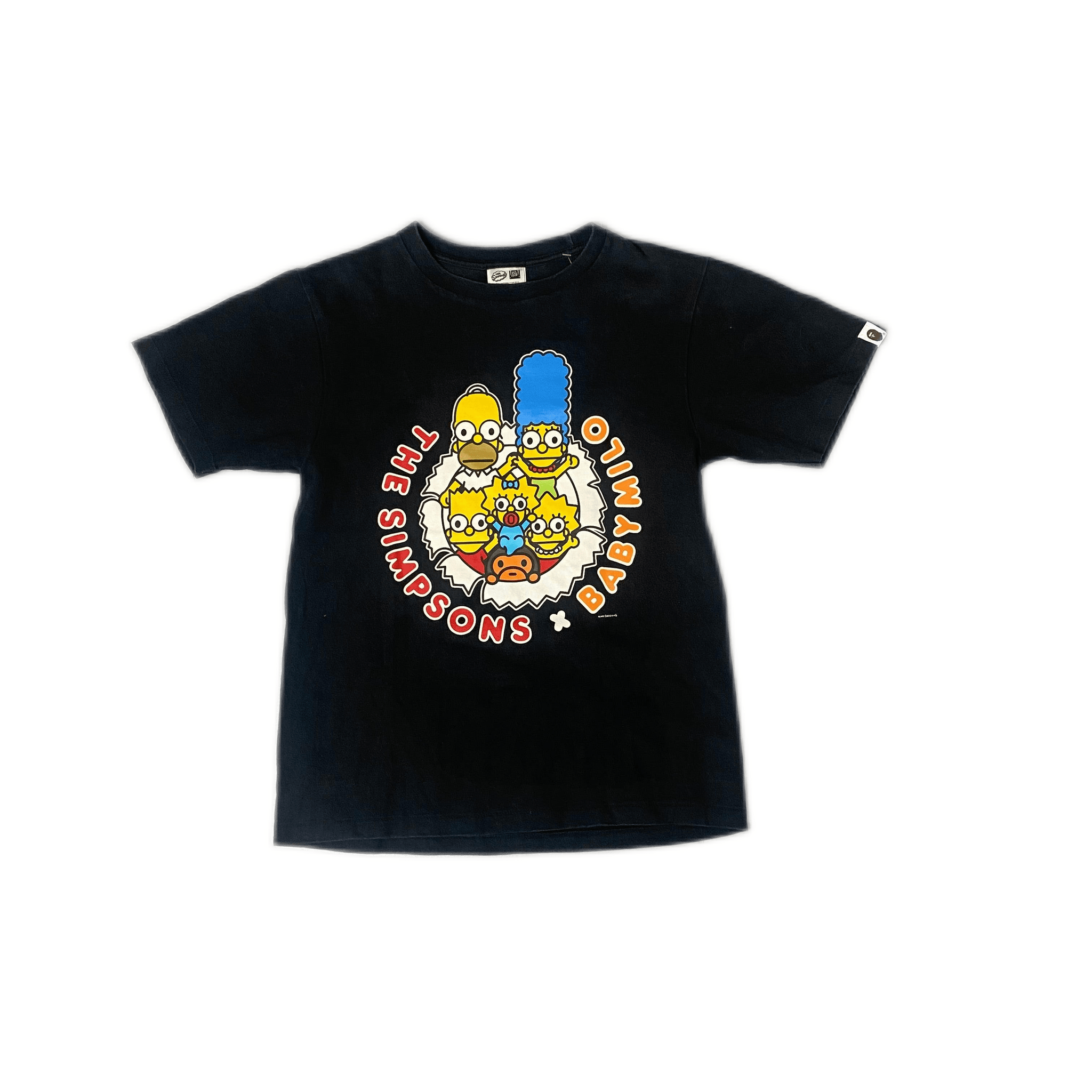 Black A Bathing Ape (BAPE) x The Simpsons Tee - S