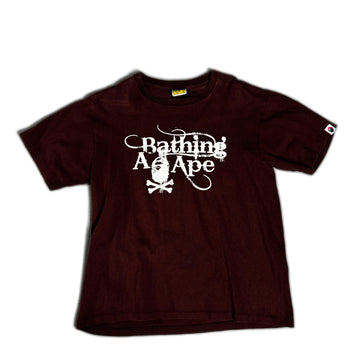 Burgundy A Bathing Ape (BAPE) Tee - L