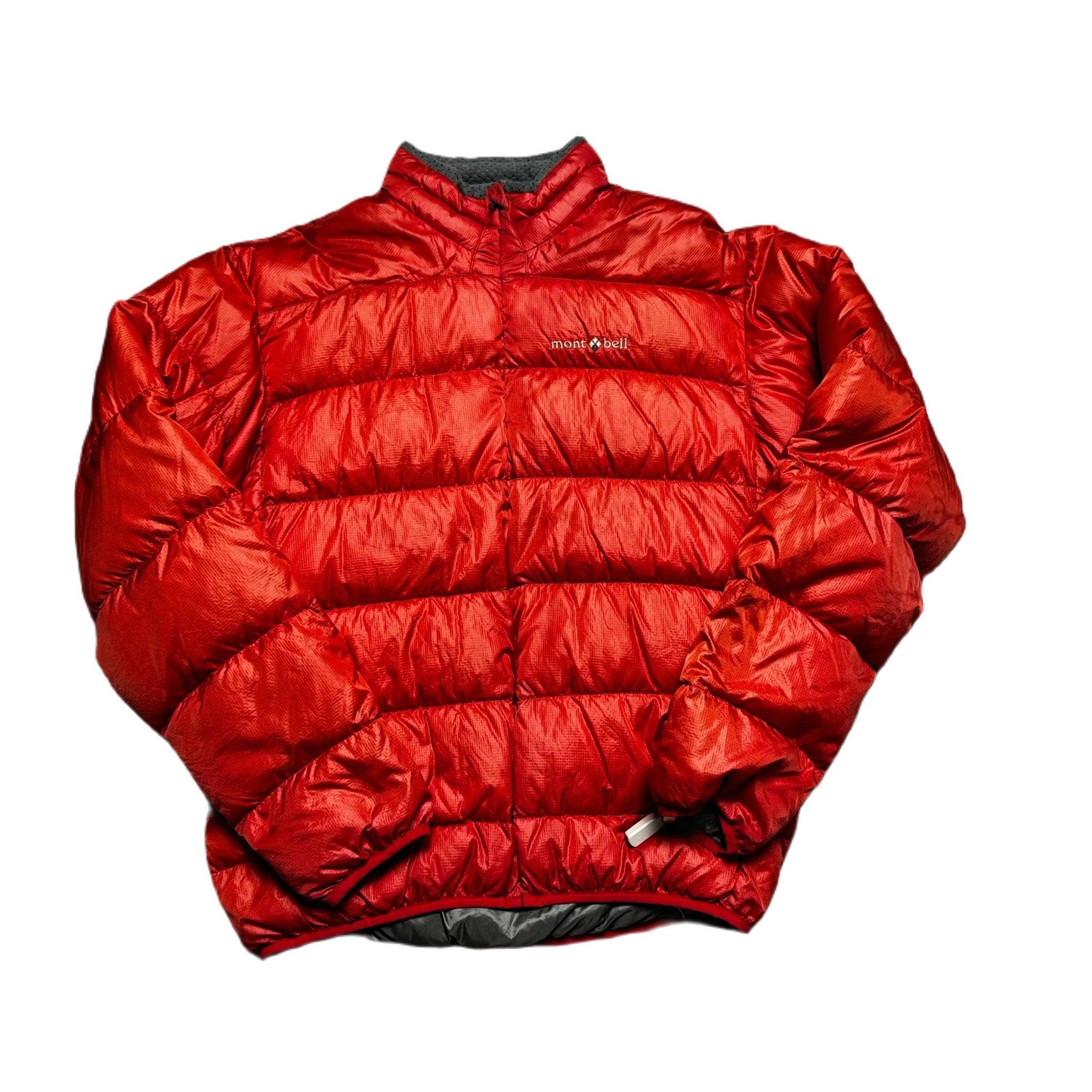 Red Montbell Puffer Coat - S