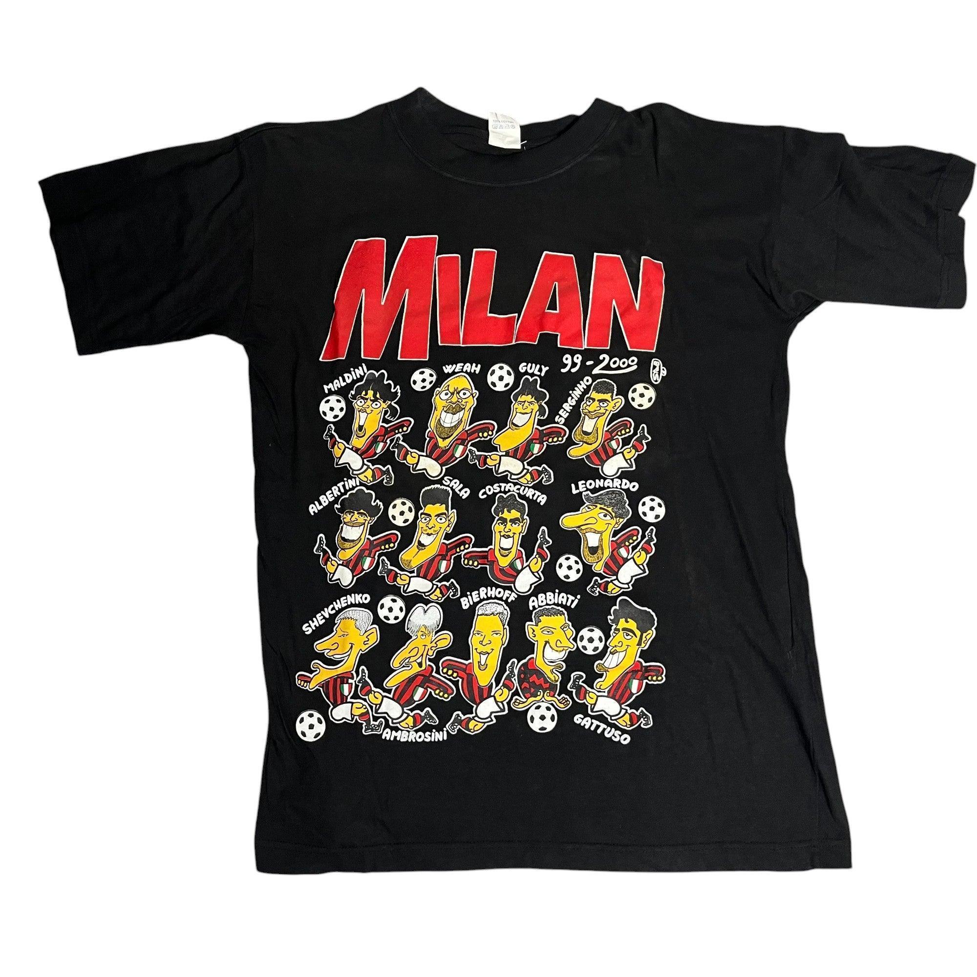 Vintage 90s AC Milan Graphic Tee - XL