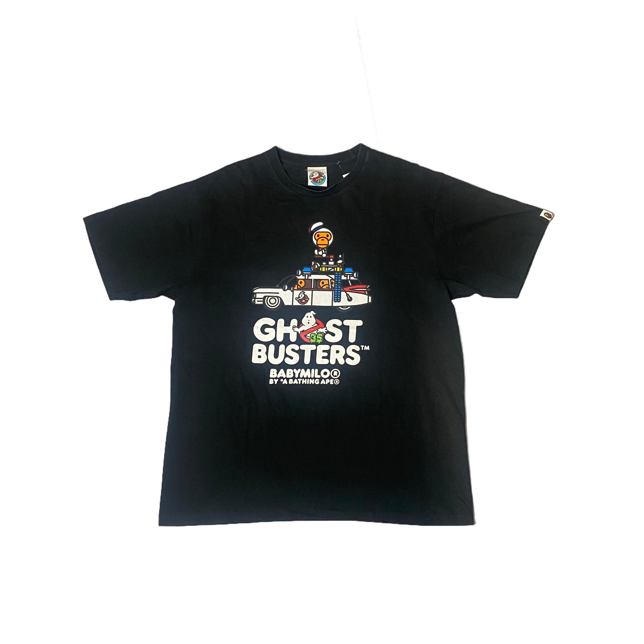 Black A Bathing Ape (BAPE) x Ghostbusters Tee - XXL