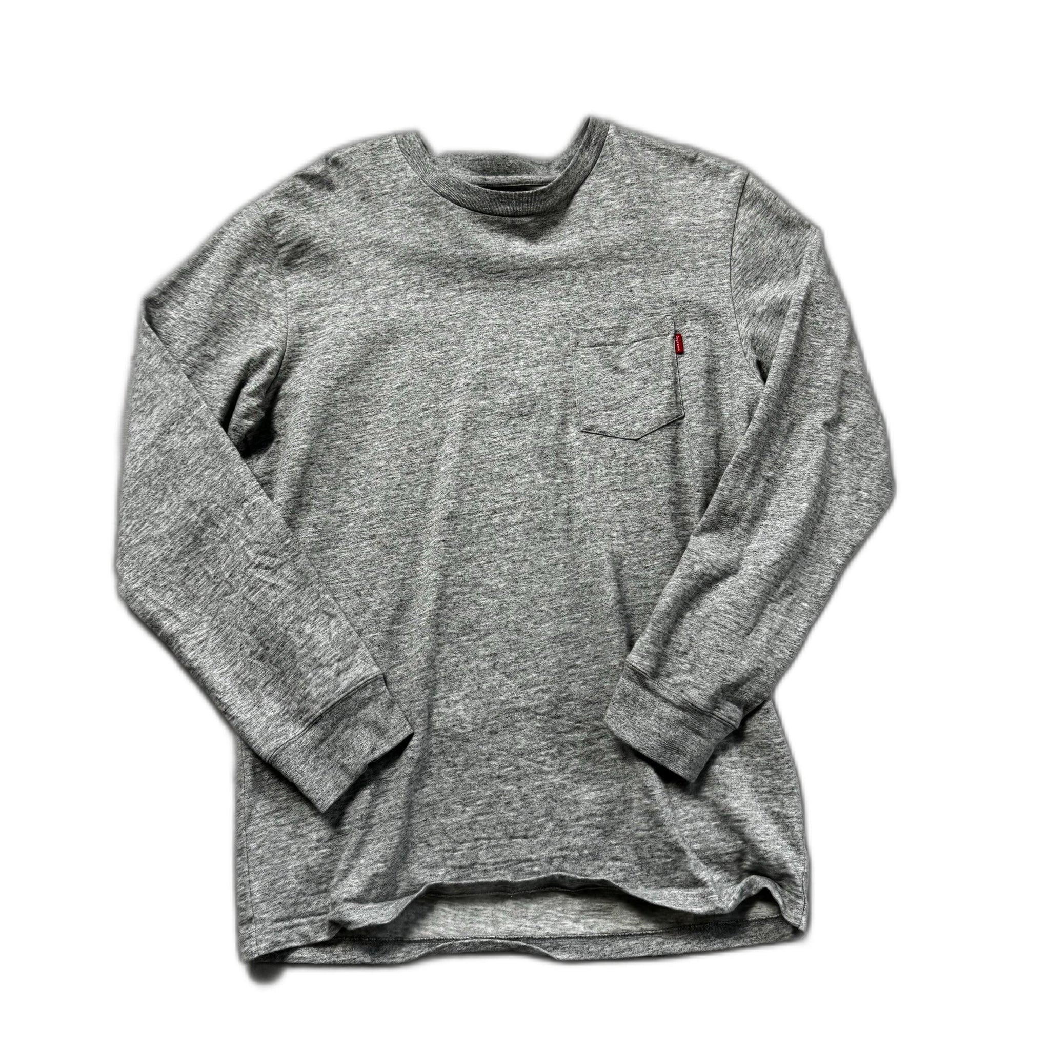 Grey Supreme Long Sleeve Tee - XL