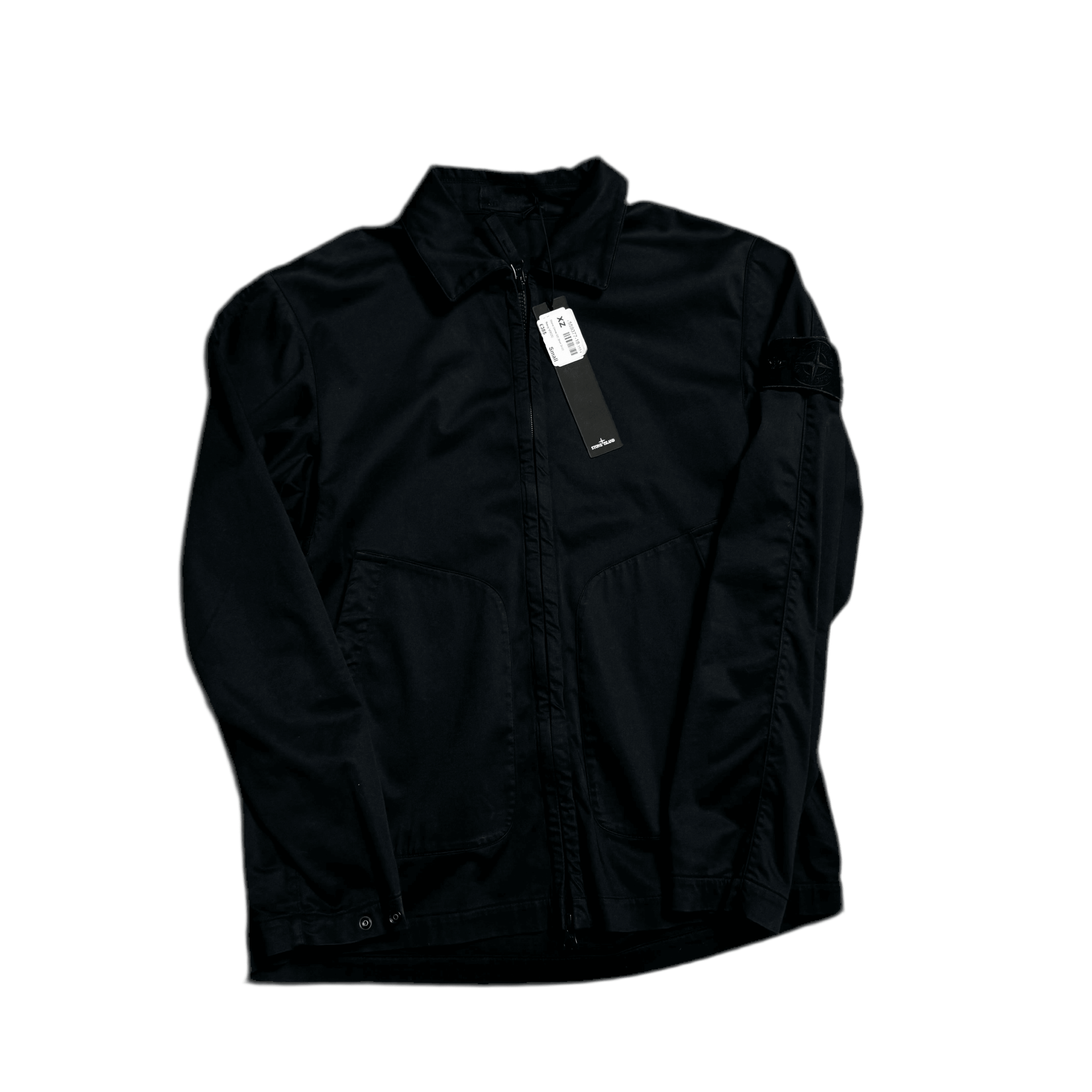 Brand New Black Stone Island Ghost Overshirt - S