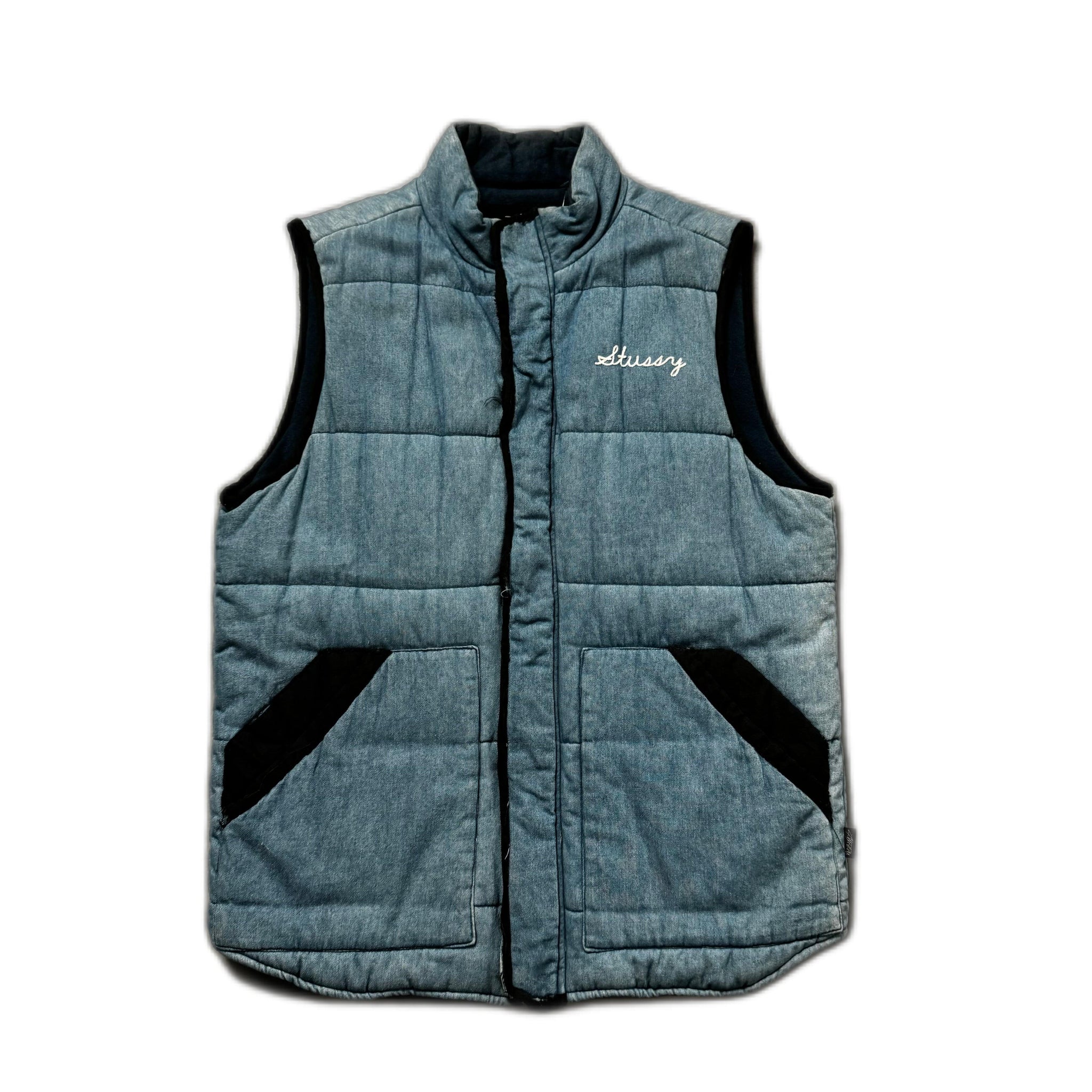 Blue Stussy Gilet - L