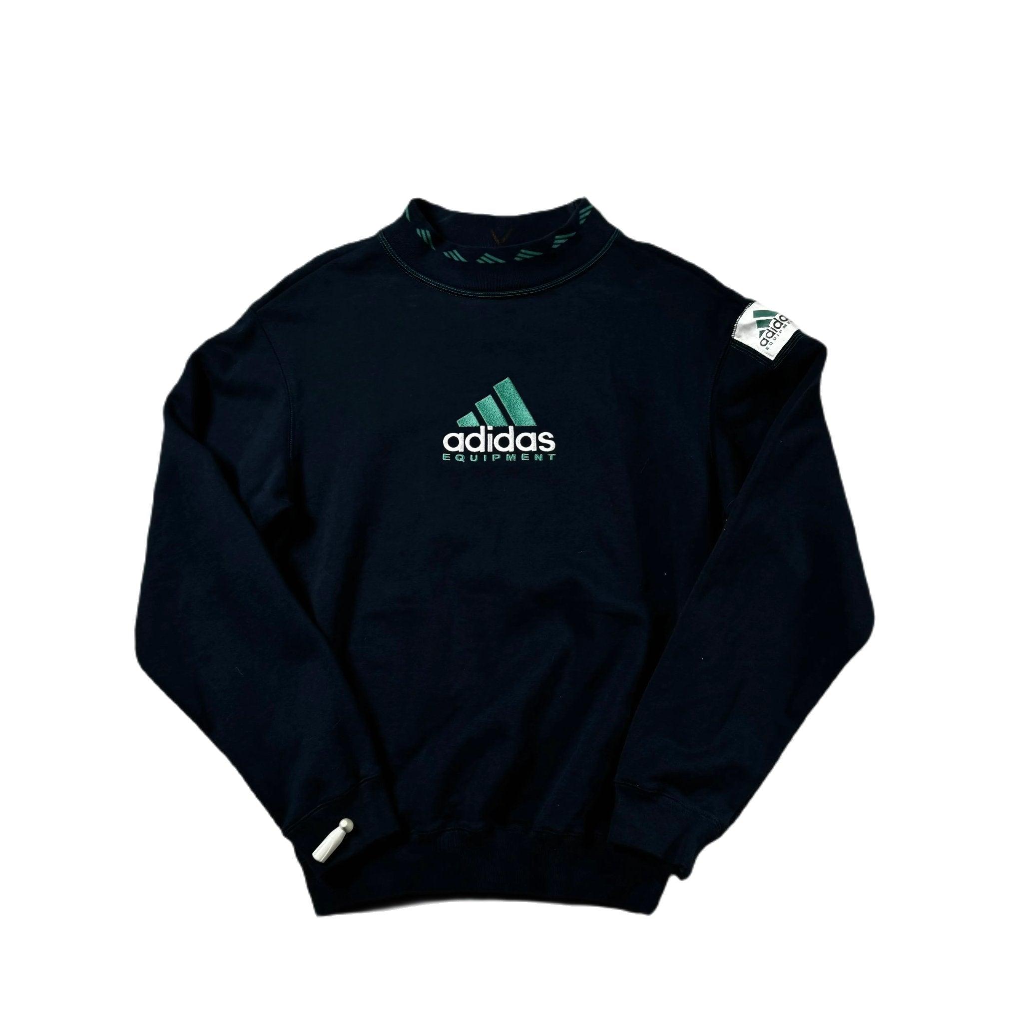 Vintage Navy Blue Adidas Equipment Sweatshirt - S