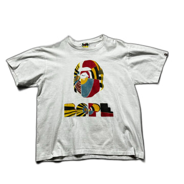 White A Bathing Ape (BAPE) Tee - L