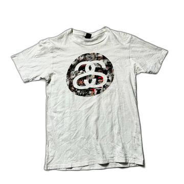 White Stussy Tee - M