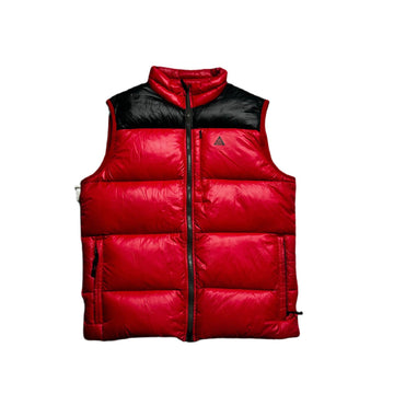 Vintage Red Nike ACG Puffer Gilet - L