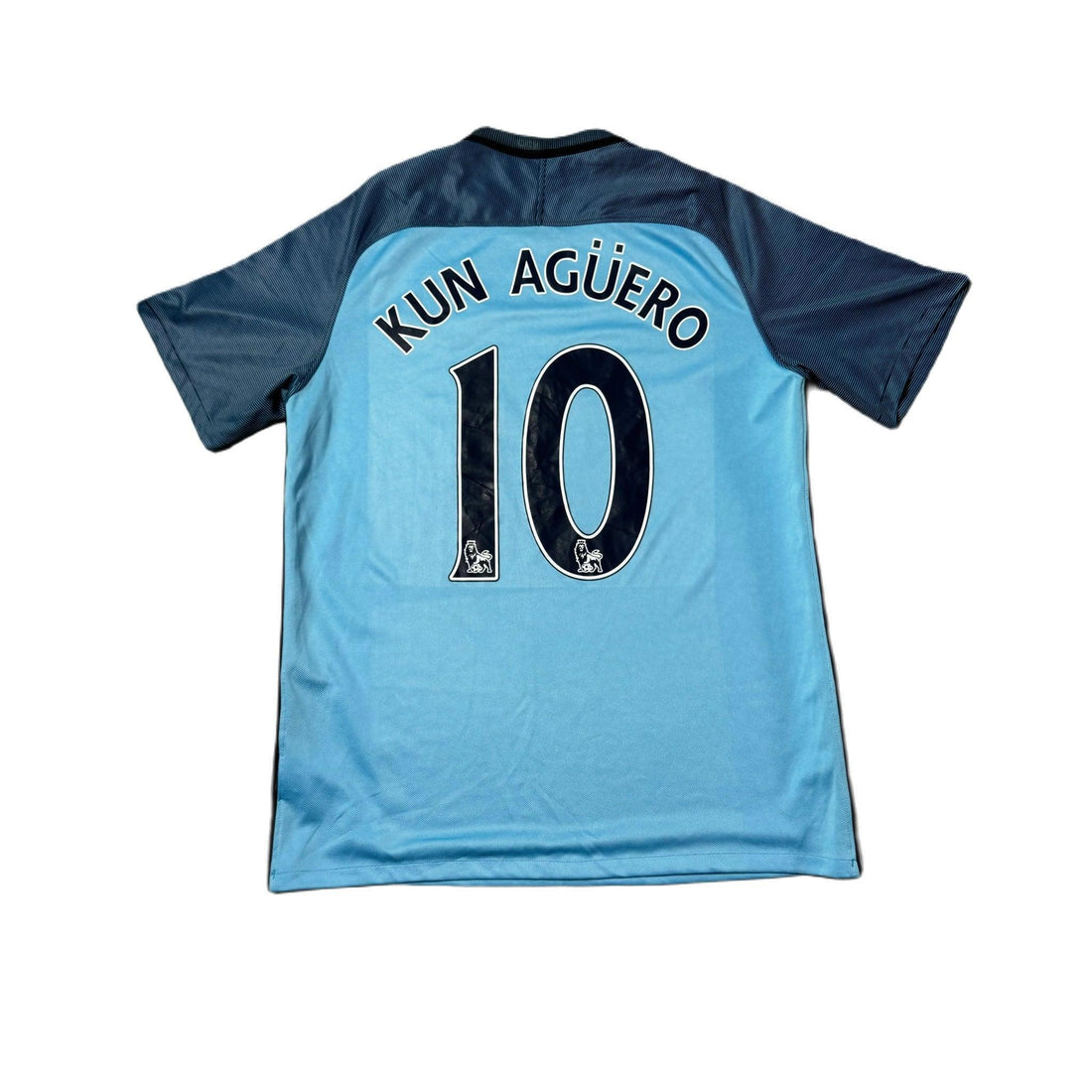 2016 - 17 Manchester City Home 'Aguero' Shirt - XL