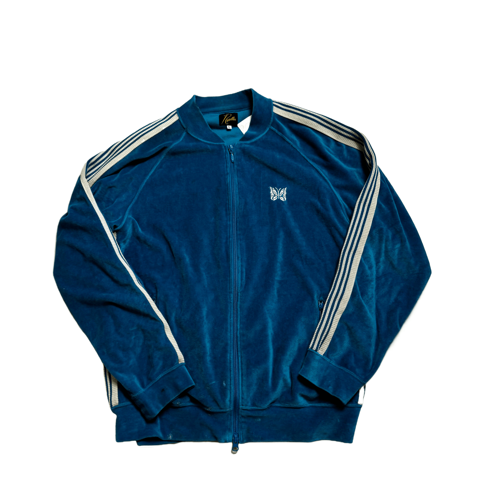 Blue Needles Velour Jacket - L