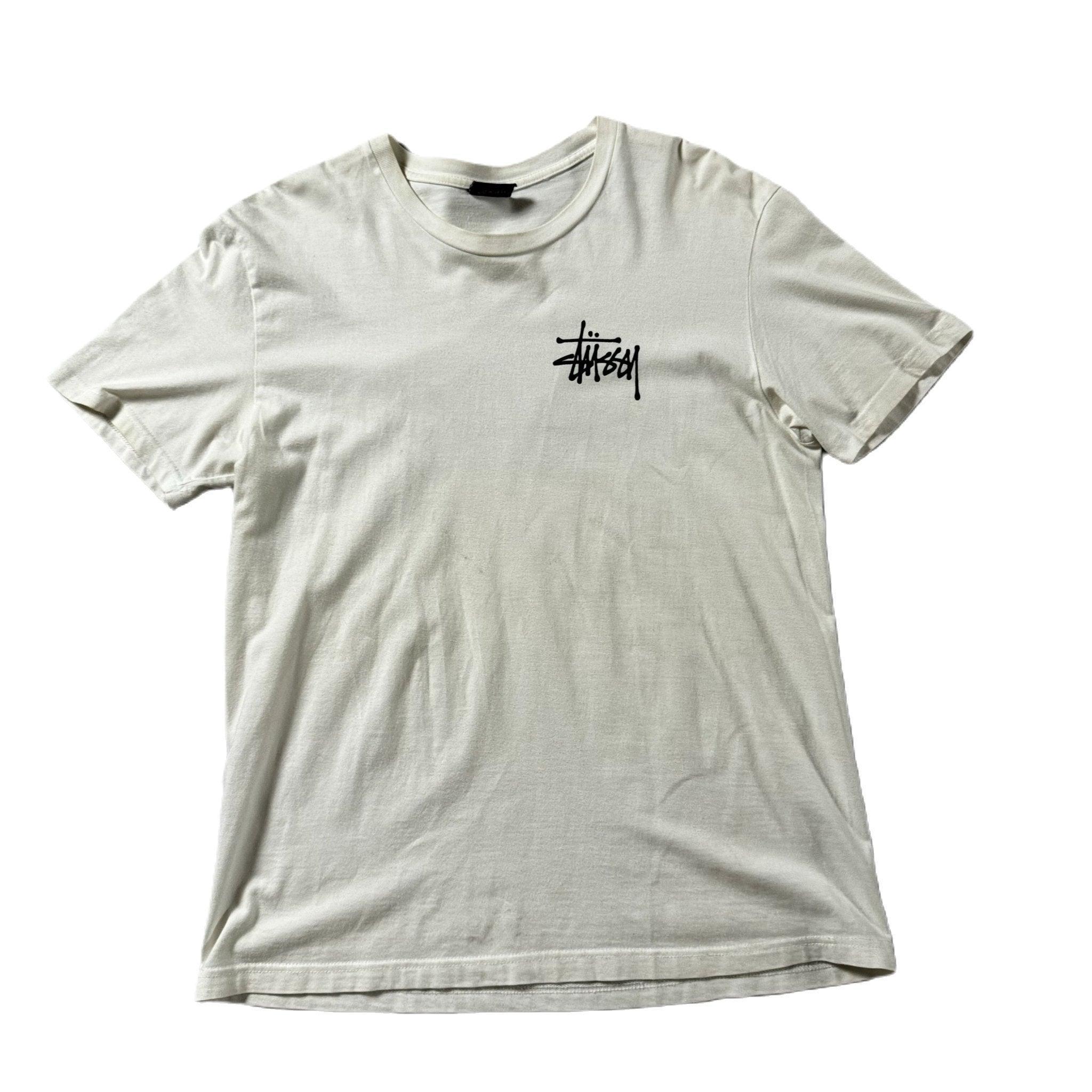 White Stussy Tee - M