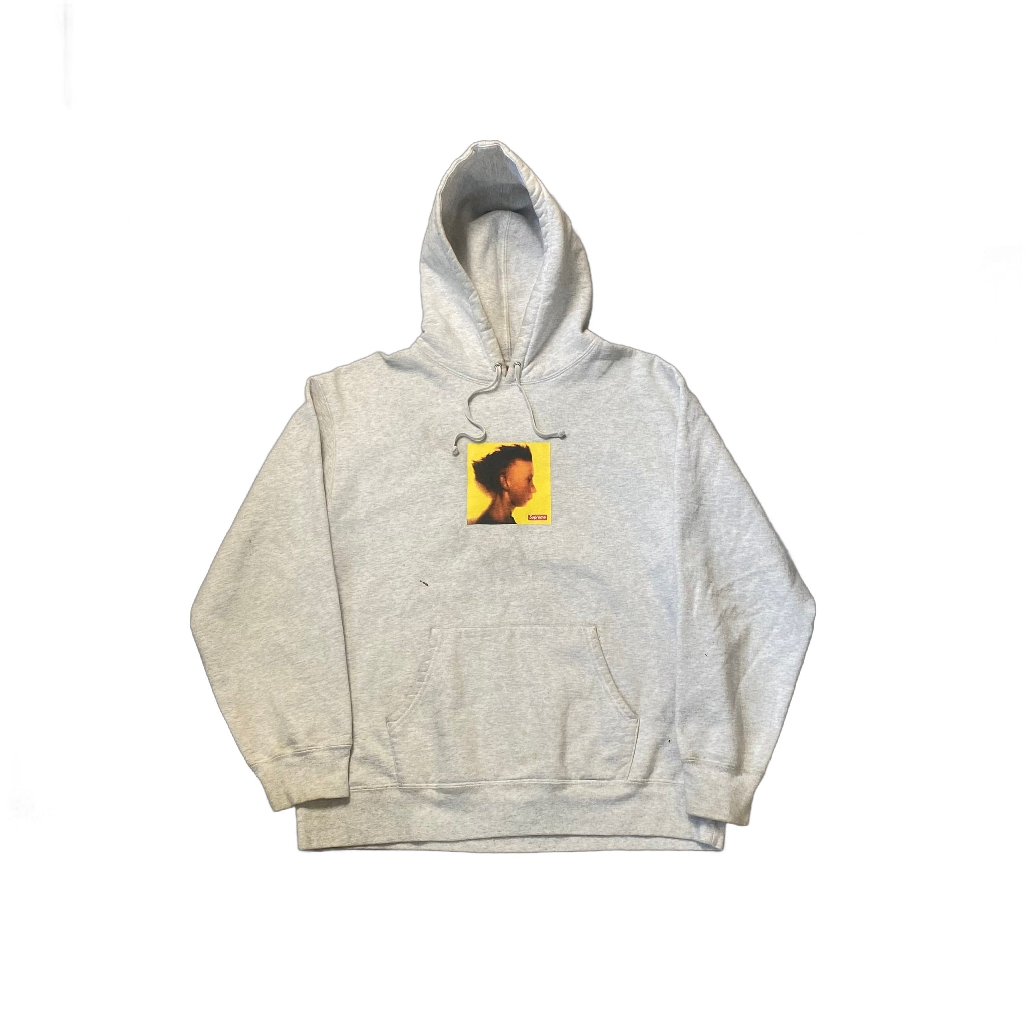 Grey Supreme Hoodie - L