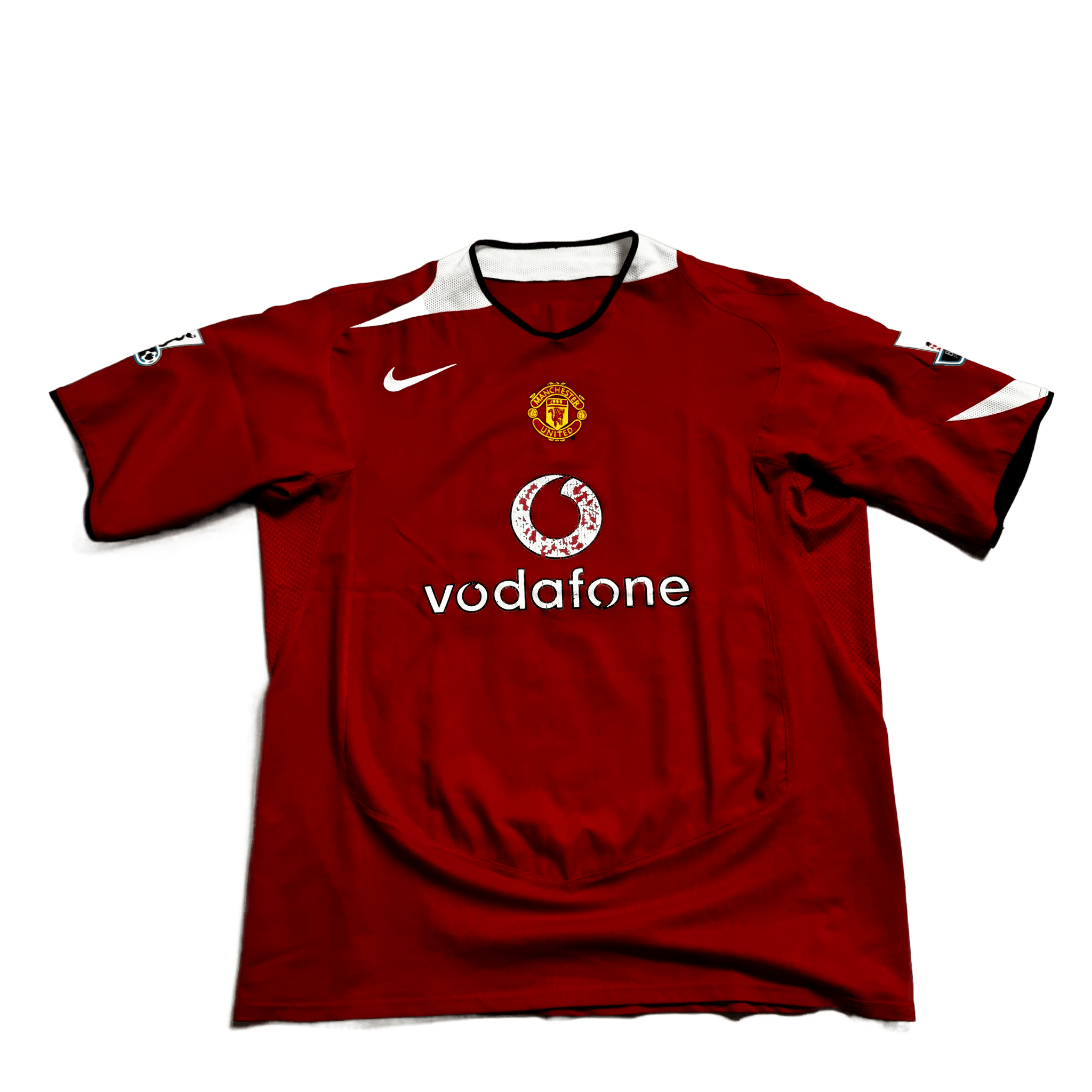 2004 - 06 Manchester United Home ‘Smith’ Shirt - L