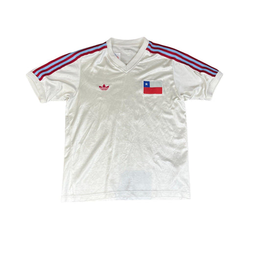 1982 White Adidas Chile Tee - Recommended Size - Small - The Streetwear Studio