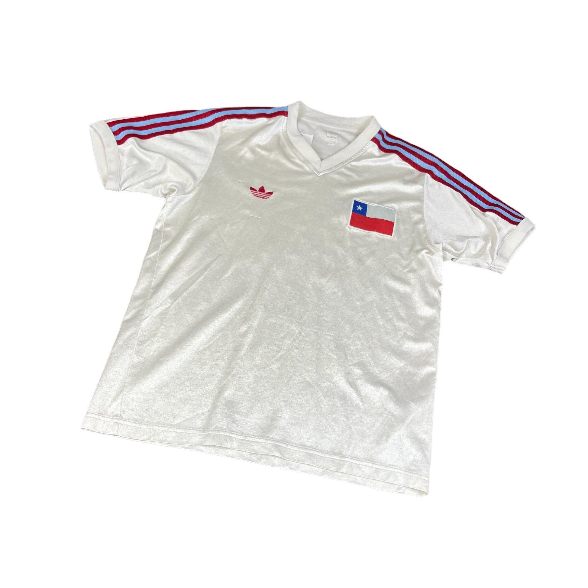 1982 White Adidas Chile Tee - Recommended Size - Small - The Streetwear Studio