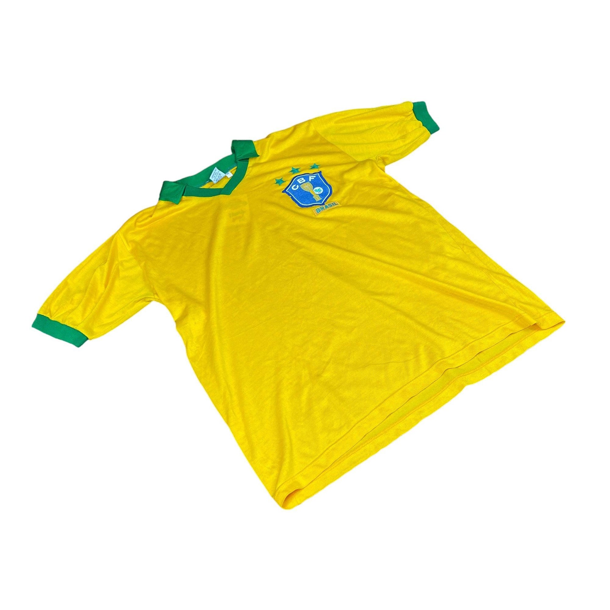 1985-88 Yellow Brazil Kit - Large - The Streetwear Studio