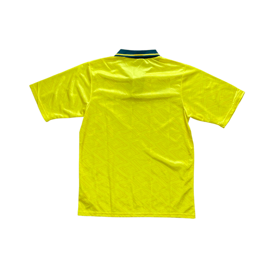 1993-94 Yellow Umbro Brazil Tee - Medium - The Streetwear Studio