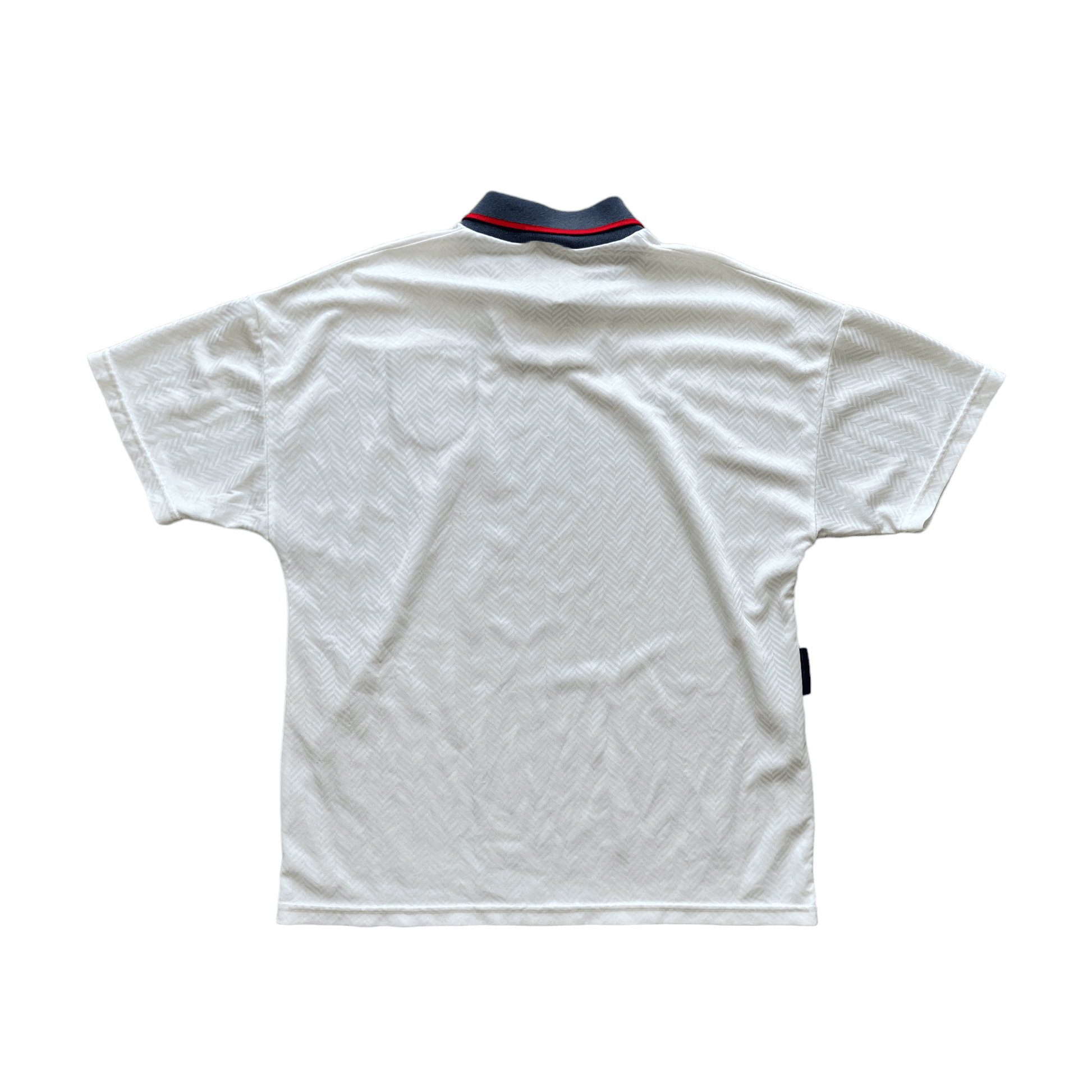 1993-95 White Umbro England Shirt - Large - The Streetwear Studio