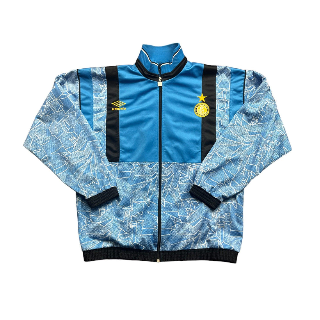 1995-96 Blue Inter Milan Jacket - Extra Large - The Streetwear Studio