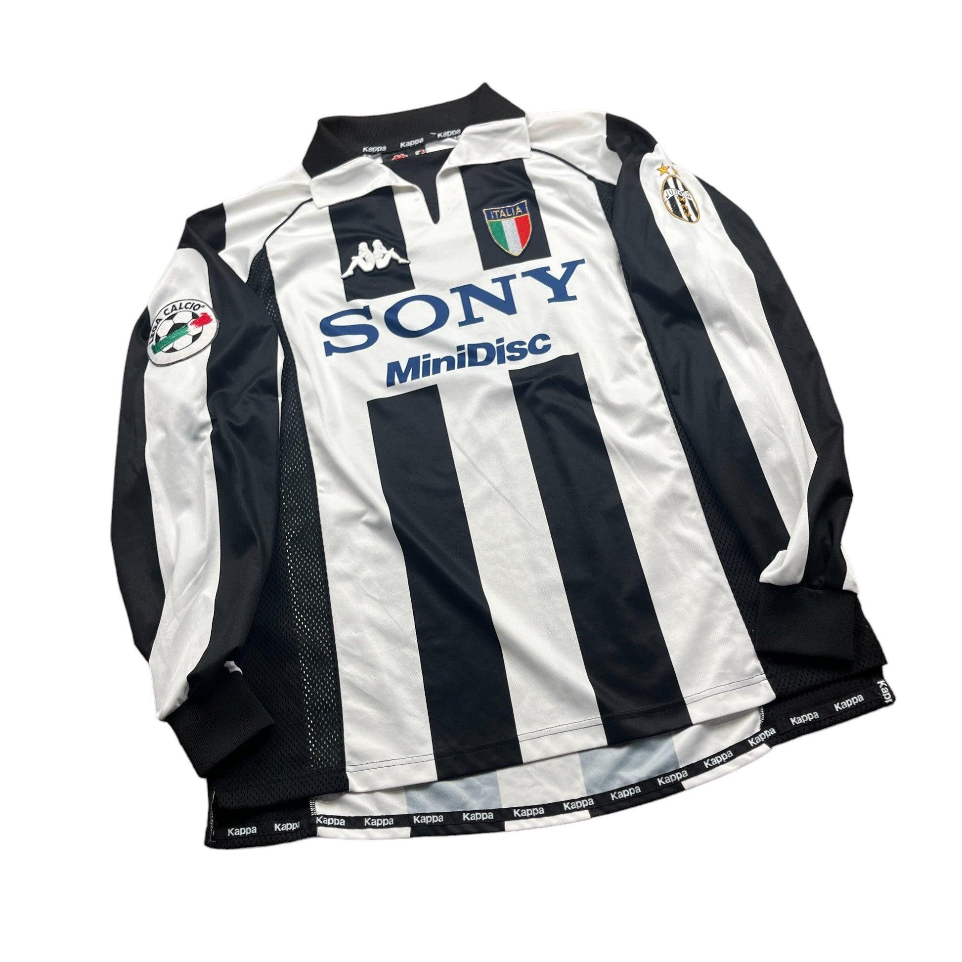 1997-98 Black + White Juventus Centenary Tee - Extra Large - The Streetwear Studio