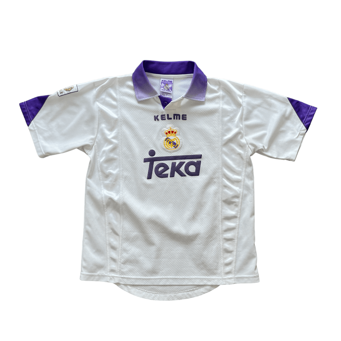 1997-98 White Kelma Real Madrid Shirt - Medium - The Streetwear Studio