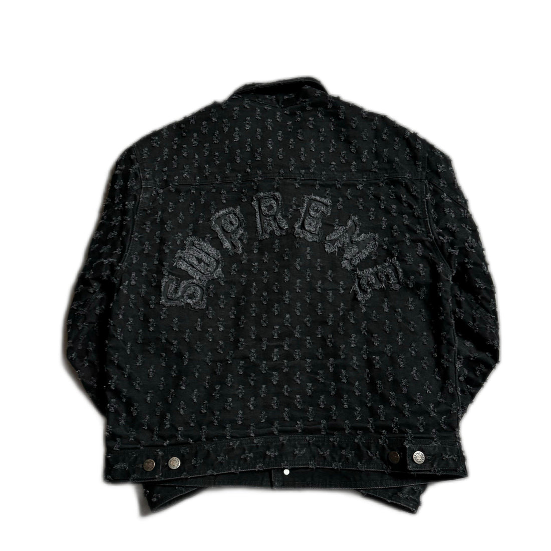 Black Supreme Denim Jacket - M