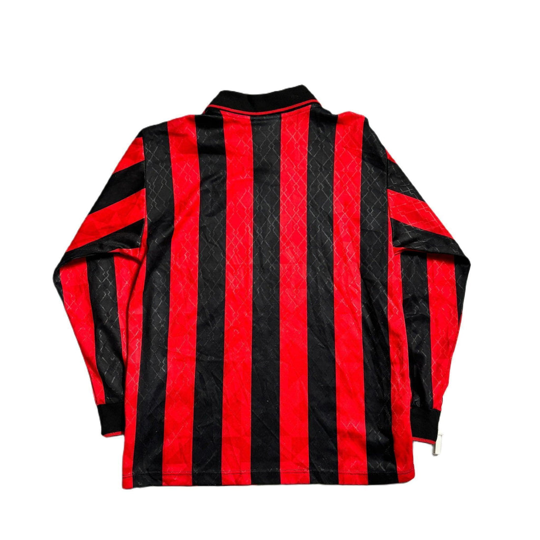 1995 - 96 AC Milan Home Long Sleeve Shirt - L