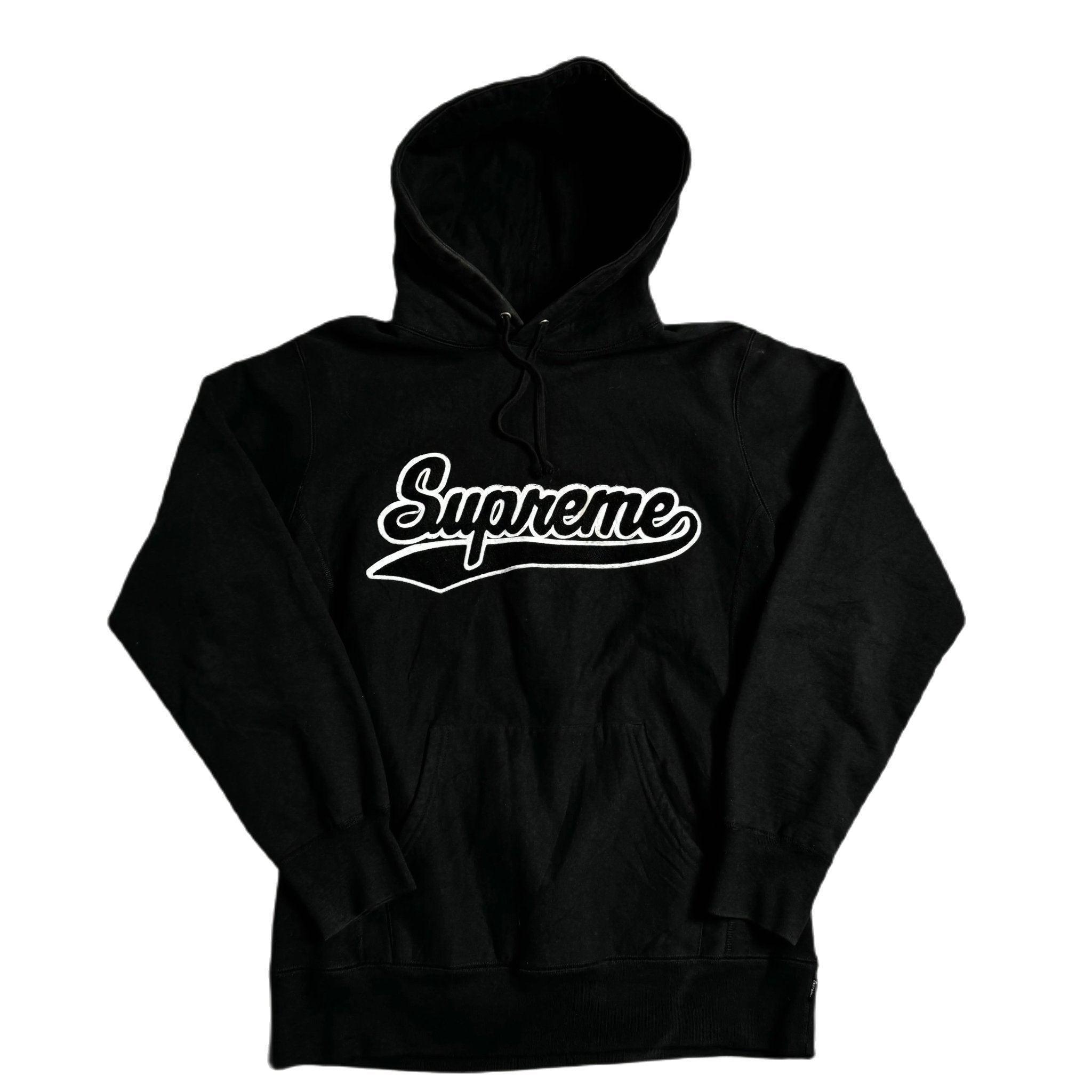 Black Supreme Hoodie - L