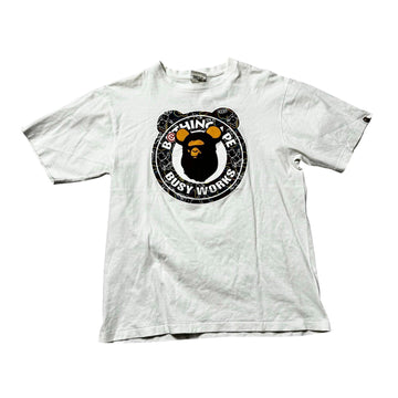 White A Bathing Ape (BAPE) Tee - L