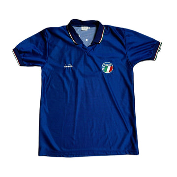 1986 - 87 Italy Home Shirt - L