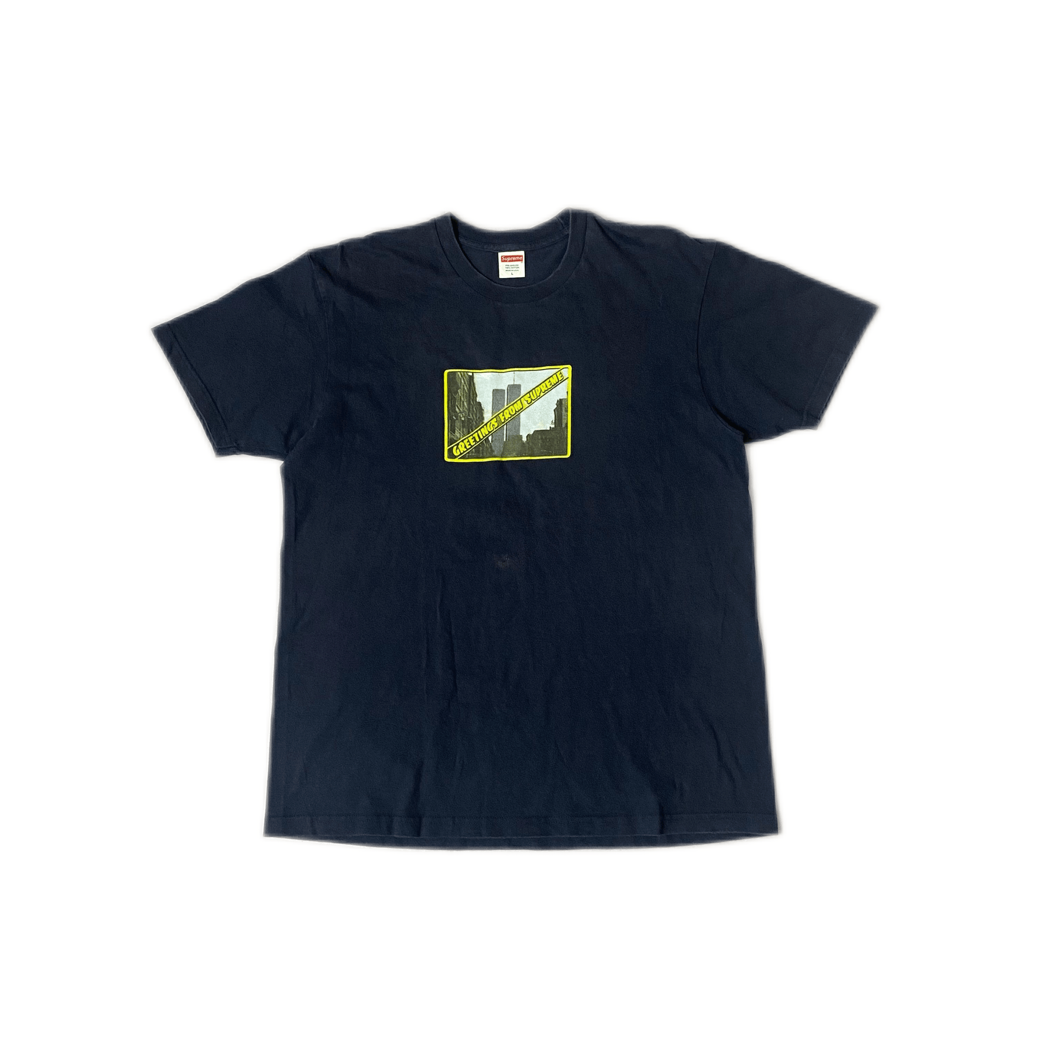 Navy Blue Supreme Tee - L