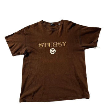 Brown Stussy Tee - L