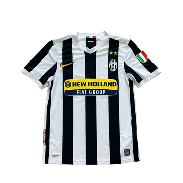 2004-05 Black + White Nike Juventus Football Tee - Small - The Streetwear Studio