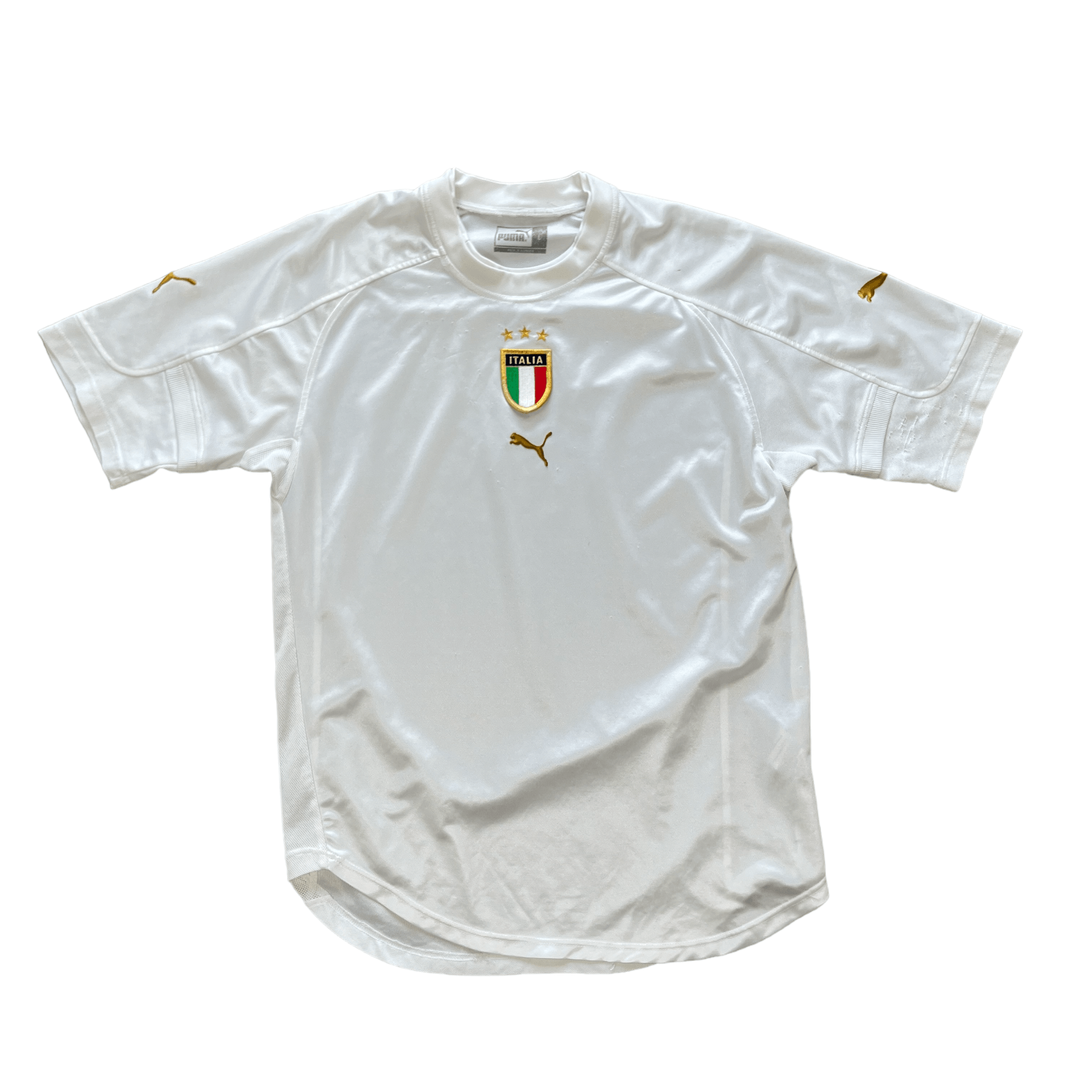 2004-06 White Puma Italy Away Shirt - Large - The Streetwear Studio