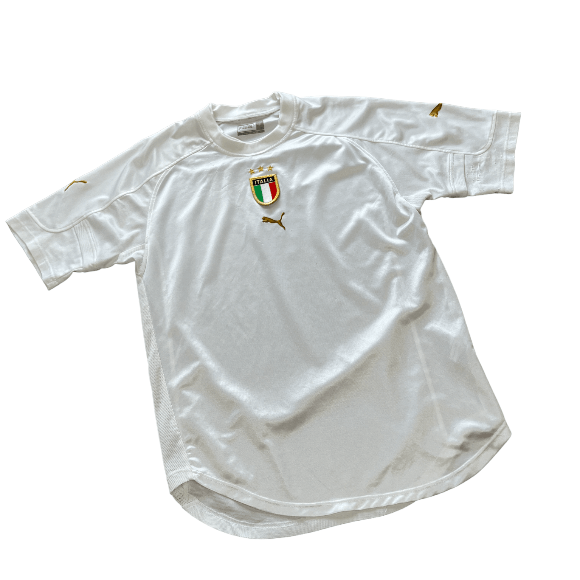 2004-06 White Puma Italy Away Shirt - Large - The Streetwear Studio