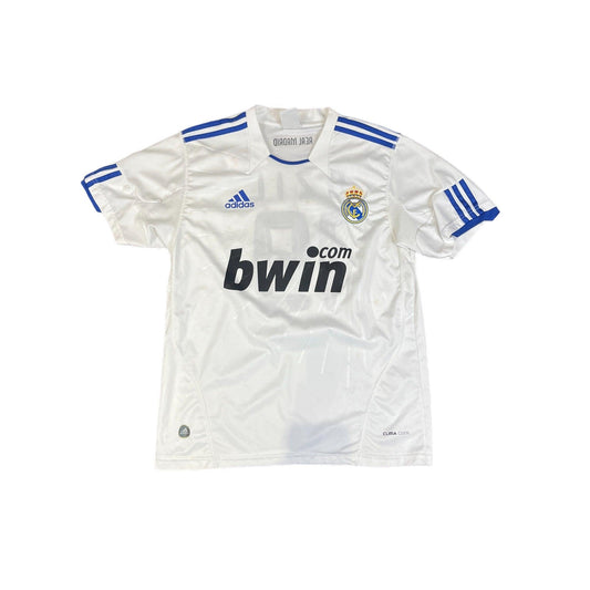 2010-11 White Adidas Real Madrid Ozil Tee - Medium - The Streetwear Studio