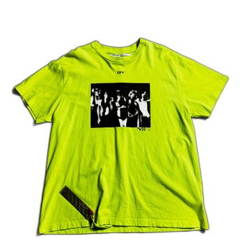 Green Off-White Tee - S