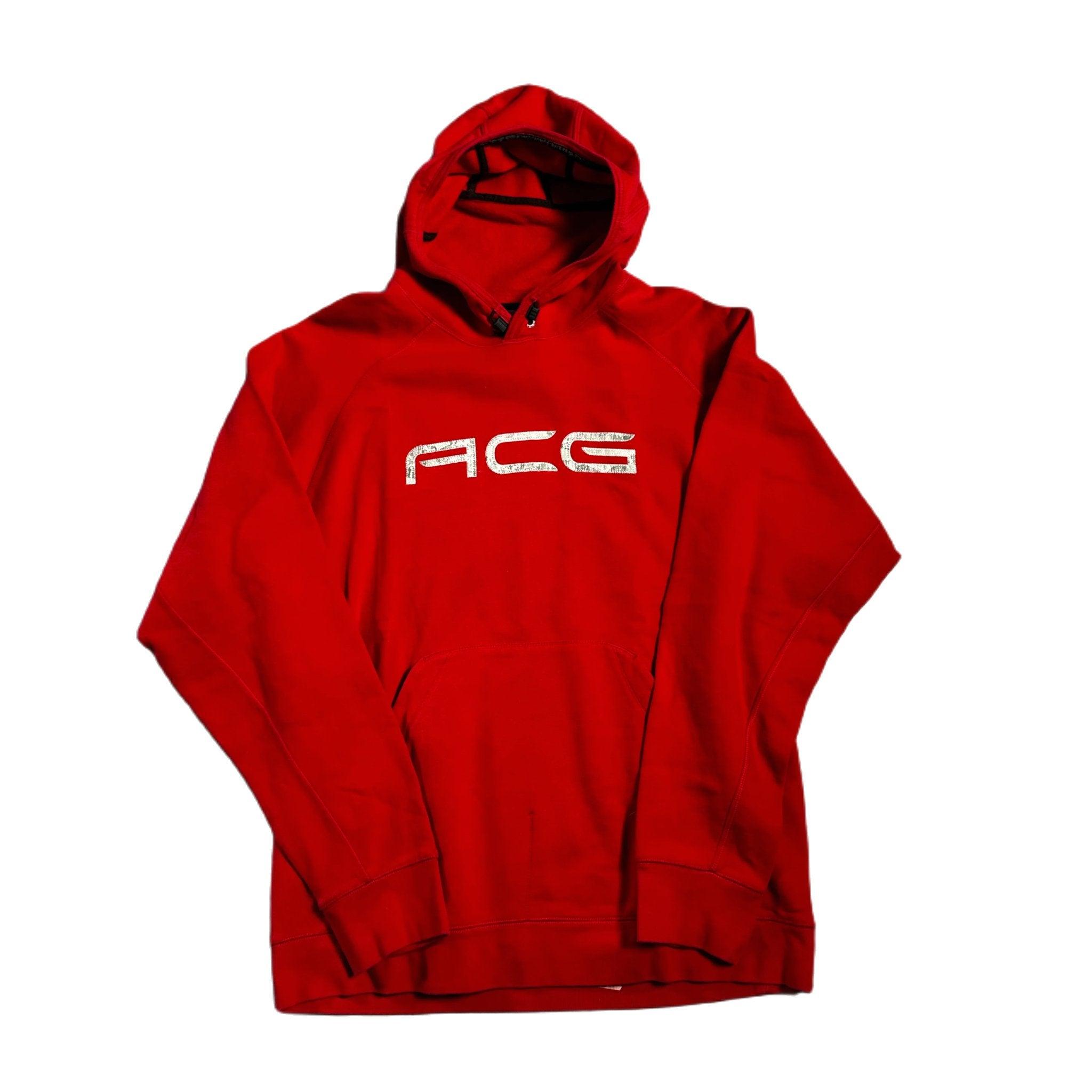 Vintage Red Nike ACG Hoodie - XL